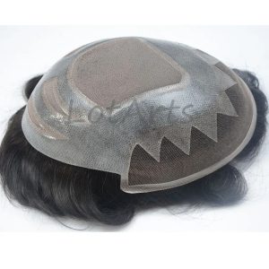 پروتز هشت تیکه خورشیدی رنگ طبیعی مشکی سایز 10*8 (عرض 21cm طول 26cm) | کد: ZNB-W45