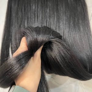 مو اکستنشن کلیپسی قد 70 و 80 سانت – قهوه ای تیره | کد: ZNB-WXW