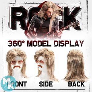 کلاه گیس مردانه بلوند برند WEARXI مدل XJ038-BK | کد: ZNB-WND