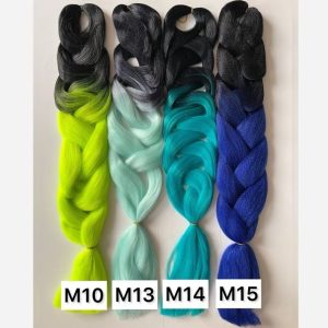 موی دوسرباز آمبره مشکی آبی | کد: ZNB-WUD