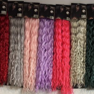 مو متری ۲ سر باز آفرو رنگ فانتزی | کد: ZNB-W5B