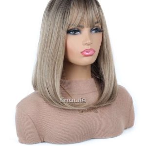 کلاه گیس زنانه مدل Dakota9-24 رنگ آمبره با موی مصنوعی | کد: ZNB-U31