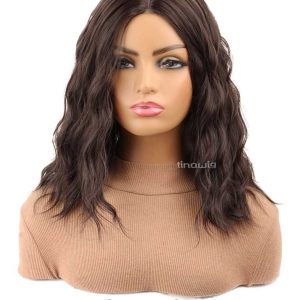 کلاه گیس زنانه کدVANE50-6 با موی مصنوعی رنگ قهوه ای | کد: ZNB-W3Y