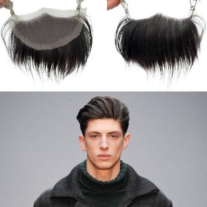 پروتز جلو سر مردانه شقیقه با موی طبیعی (کد:3014) – طبیعی | کد: ZNB-V1K