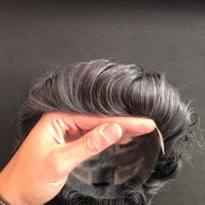 پروتز مو جلوتور ۸تیکه بلیچ اورجینال 20×25 رنگ 40 درصد سفیدی | کد: ZNB-UTZ