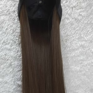 کلاه مویی درجه یک ابریشمی خرمایی زیتونی طبیعی مایل به کمی زیتونی | کد: ZNB-UF4