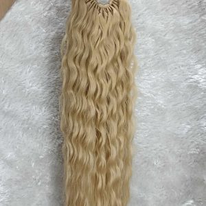 موی دم اسبی فر افرو رنگ بیسکوییتی روشن مایل به بٍژ | کد: ZNB-VJN