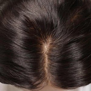 پروتز زنانه skinny injection رنگ مشکی طبیعی سایز( عرض 6cm طول9cm ) بلندی مو 30cm | کد: ZNB-URA