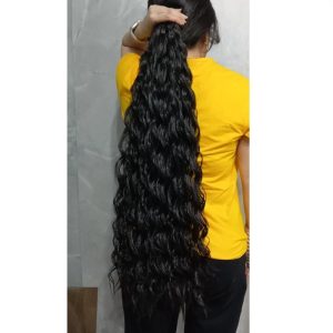 موی دم اسبی فر کشی پرحجم – مشکی پرکلاغی | کد: ZNB-X8O