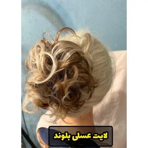 شنیون آماده مو کشی – عسلی روشن | کد: ZNB-WT1