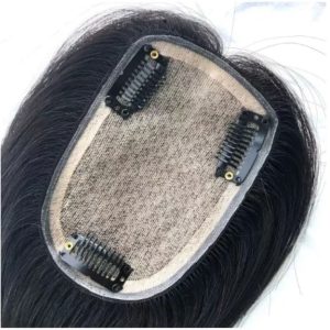 پروتز موی زنانه رفع ریزش و کم پشتی زنانهskinny injection رنگ مشکی طبیعی سایز (عرض 9cmطول14cm) بلندی مو25cm | کد: ZNB-U89